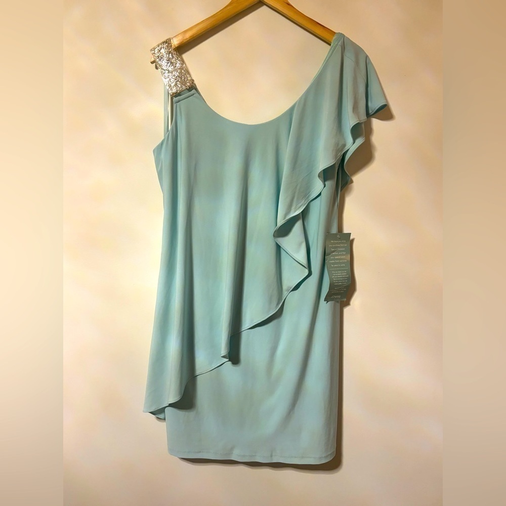 NWT-DJ-Jaz-Beauiful Dress With 1 Rhinestone strap
